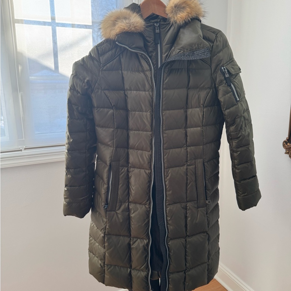 Marc New York Dark Olive Quilted Jacket